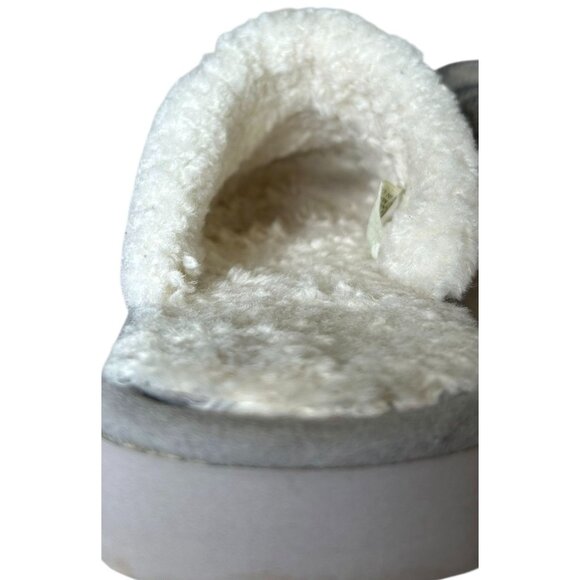 ARIAT Jackie Metallic Gray Snake Print Suede Leather Women's Slippers Sz 10 - Picture 7 of 14